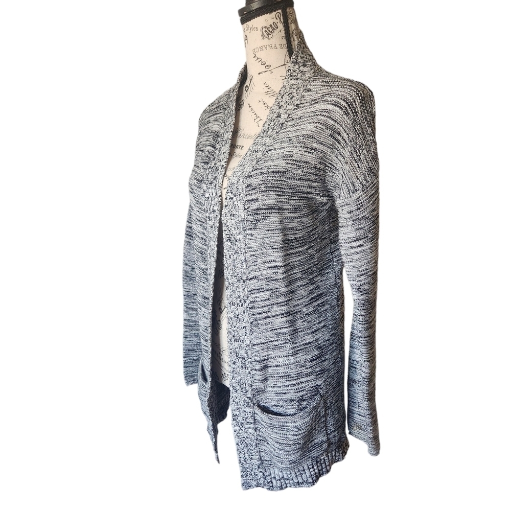 Express black & white sweater cardigan